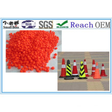 Orange Construction PVC Material Cones Granulat